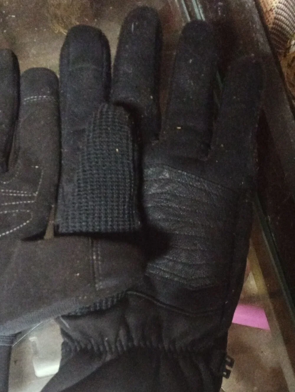 Black Tactical Work Gloves - Touchscreen Compatible